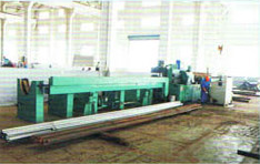 Polishing and straightening production line